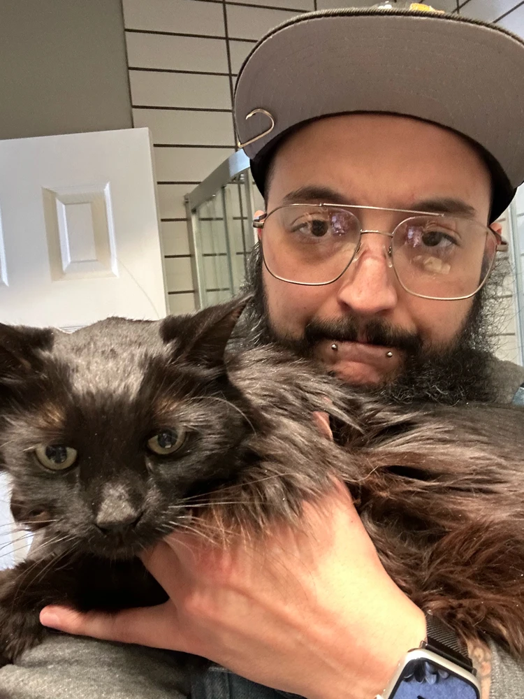 30 minutes before I had to euthanize her… :(