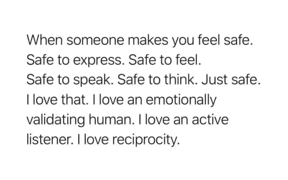 When someone makes you feel safe in all the ways.❤️
I hope that someday I'll have this type of love in my Life. 