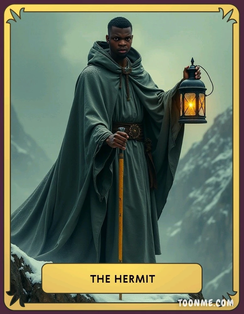 Just an homeless dude calling himself hermit.