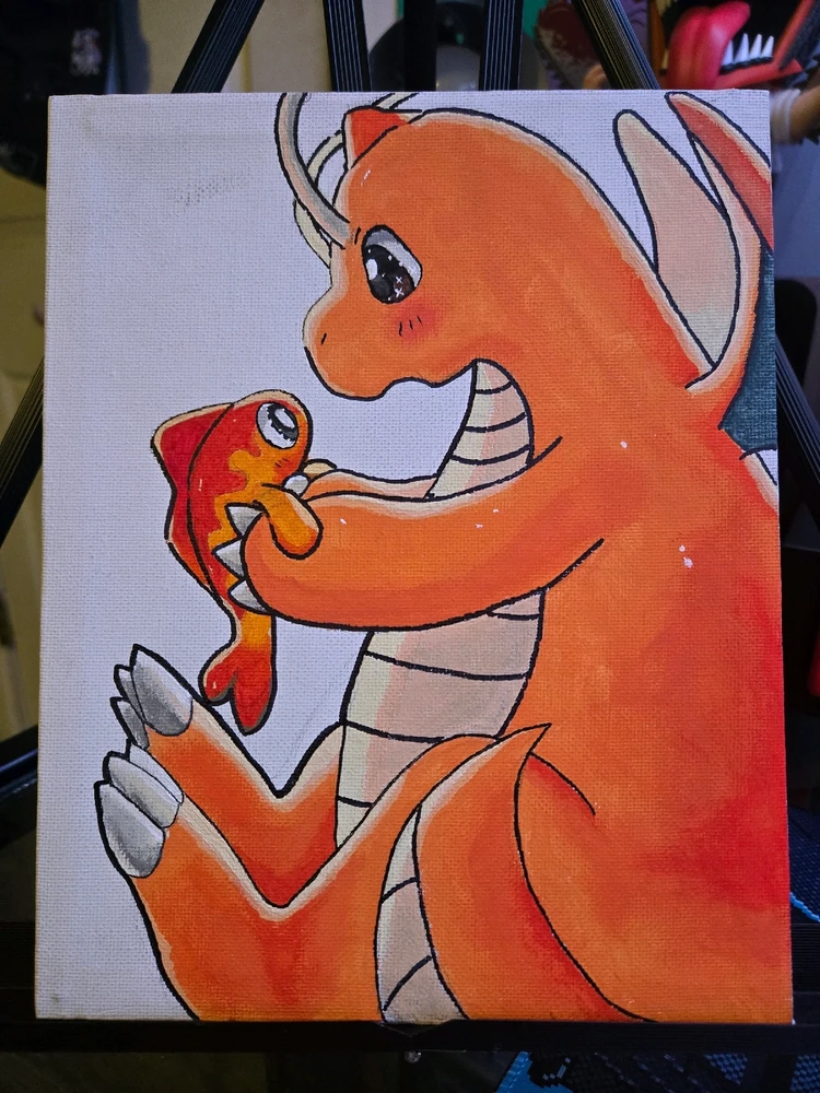 Ain't it pretty. Just have to paint the background and it'll be finished 😁