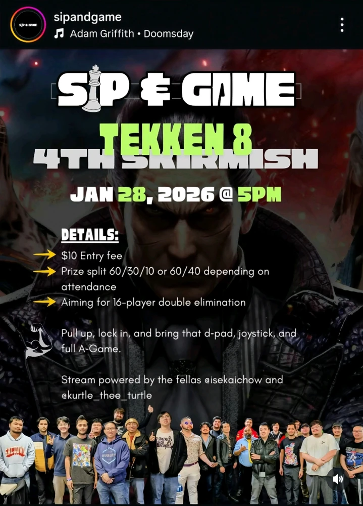 Tekken 8 local in Sacramento,CA featuring CloudandCollected