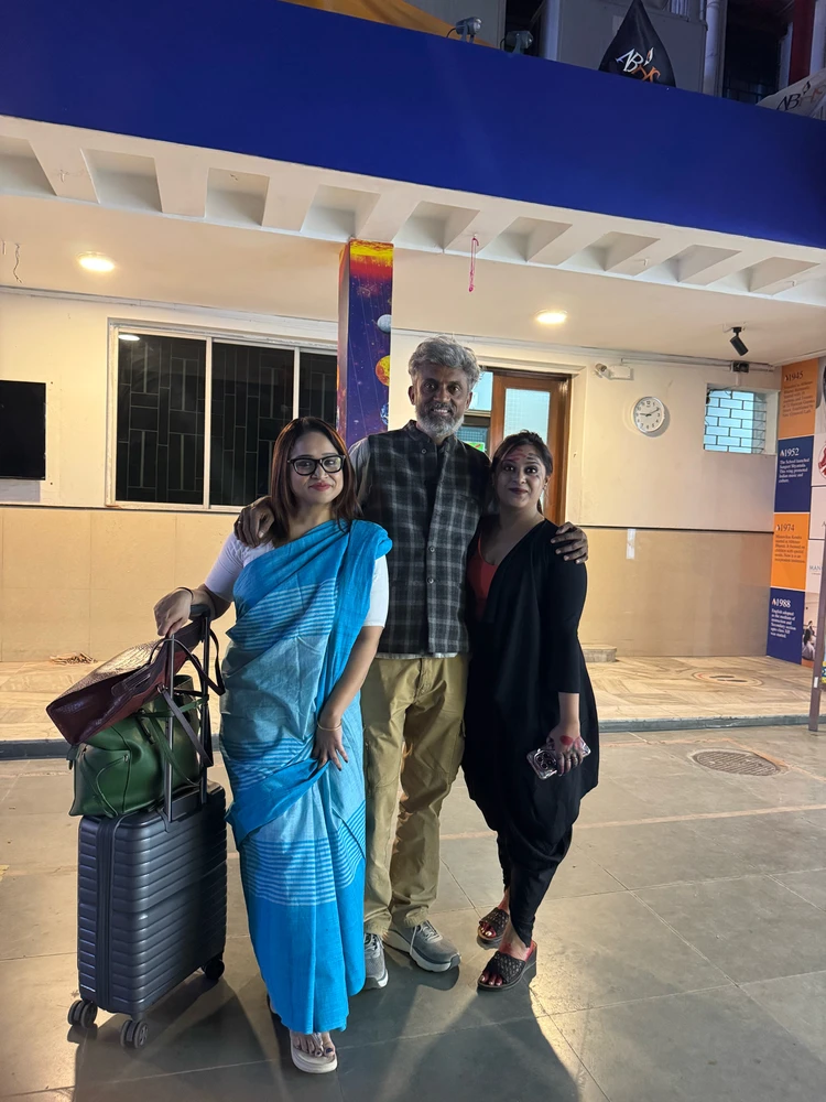 With the creator of this play. Our mentor , our guide !!