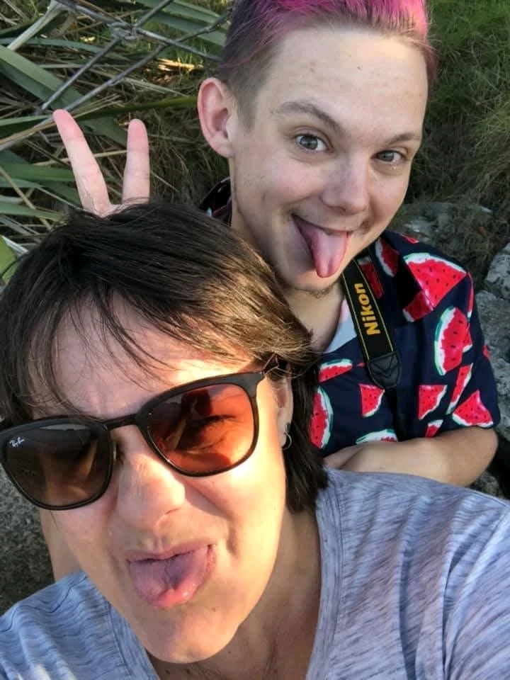 Me and mum, my first best friend.