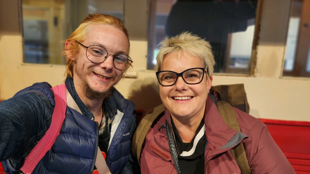 Whej mum 1st visited Wellington and took her exploring 