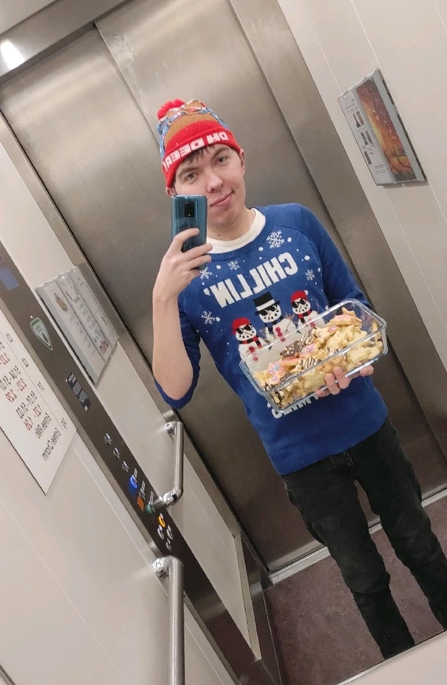 But I didn't for get the elderly that didn't come because they also need something sweet