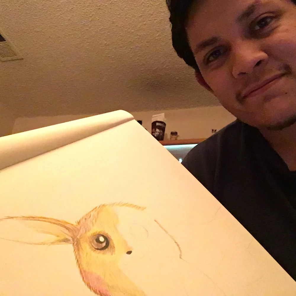 Drawing of pikachu I never quite finished