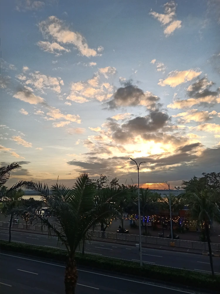 I like the sunset view.