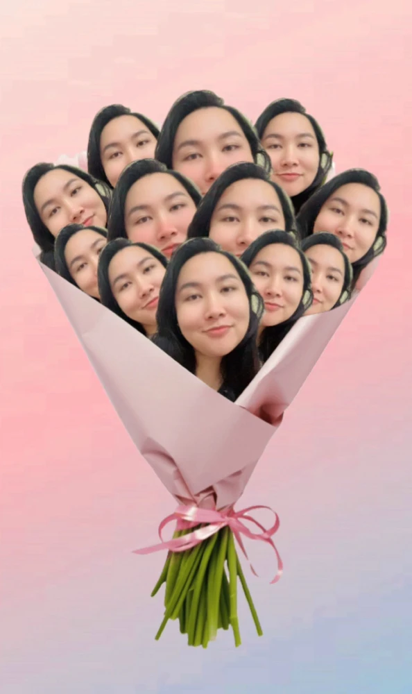 bouquet of 'flowers' (🙋🏻‍♀️🤭)