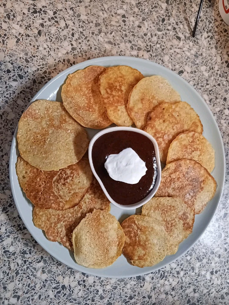 Zdravé lívance...domácí povidla.