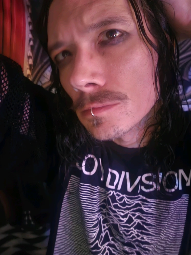 Me with glasses and me without, a touch of eyeliner. 