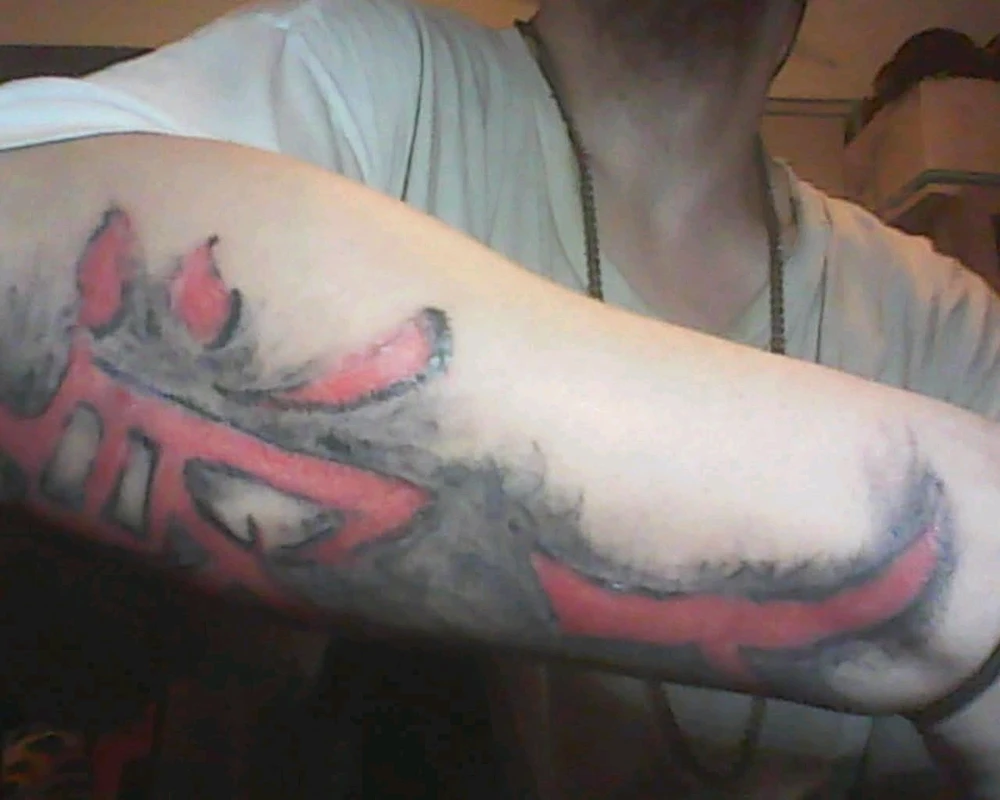 Original piece shortly after completion of the piece 