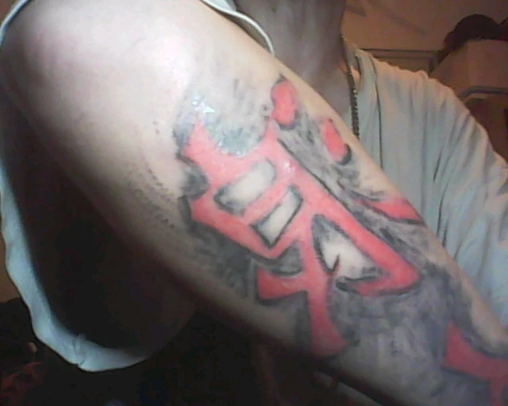 Original piece shortly after completion of the piece 