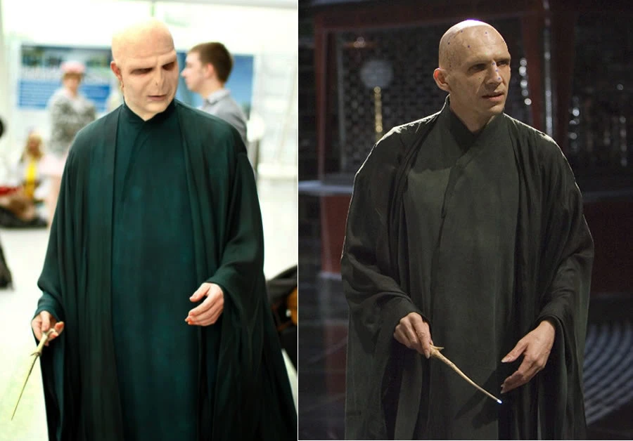 This pic of me was taken 6 months before the pic on the right was released! So pleased with how close I have his mannerisms 