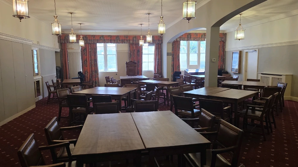 Room set up for a party of 60