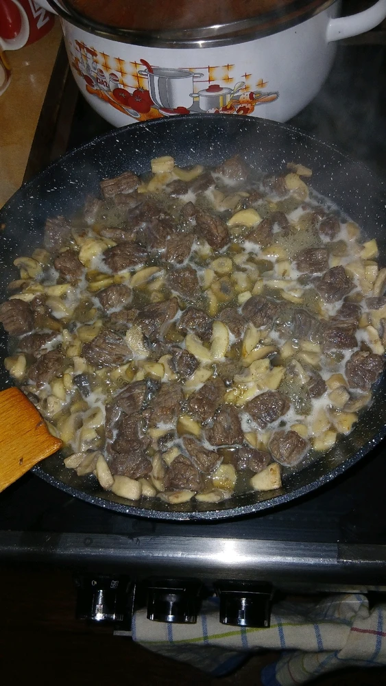 Wołowinka i pieczarki