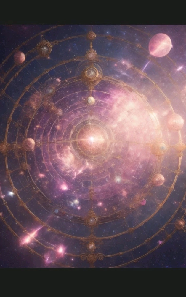 Galactic map of a far away cosmos