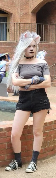 Me as Loona from Helluva Boss at Helluverse Photoshoot at MTAC Another World 2025