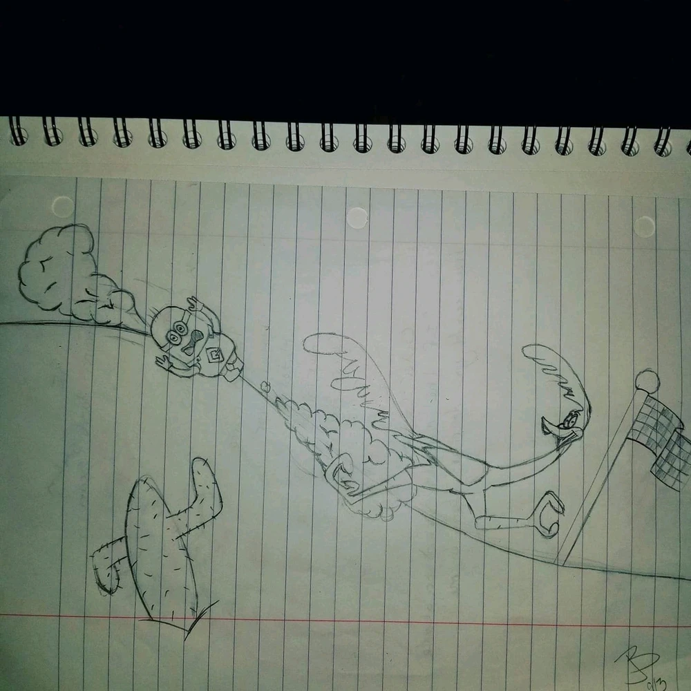 This was another image my boss at the time wanted me to do, I was going to animate this as well