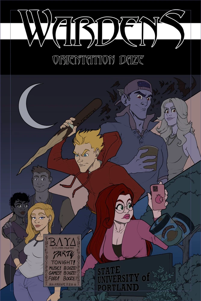 Once final lines are done, I do flatting. This is where I lay down simple, often local colors. 