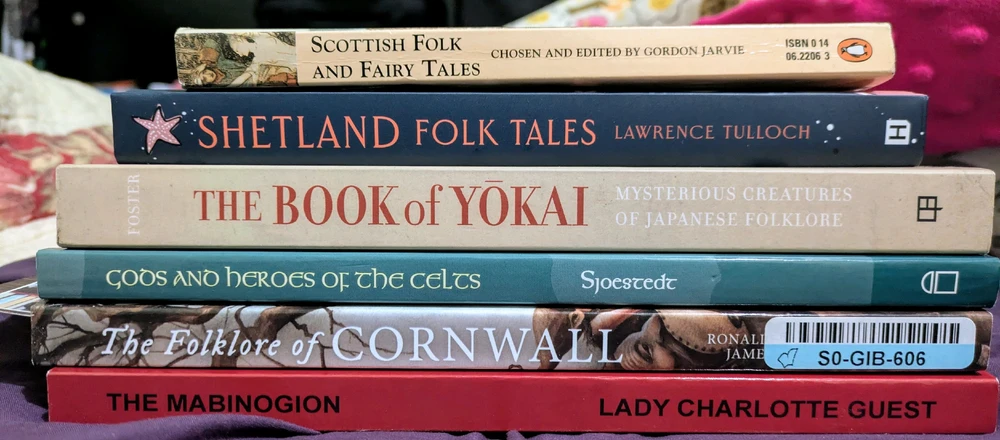 Got some books for research