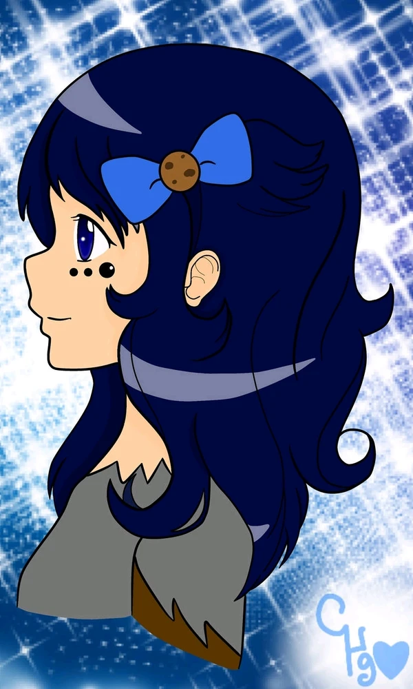 Cookie side view drawn in 2019