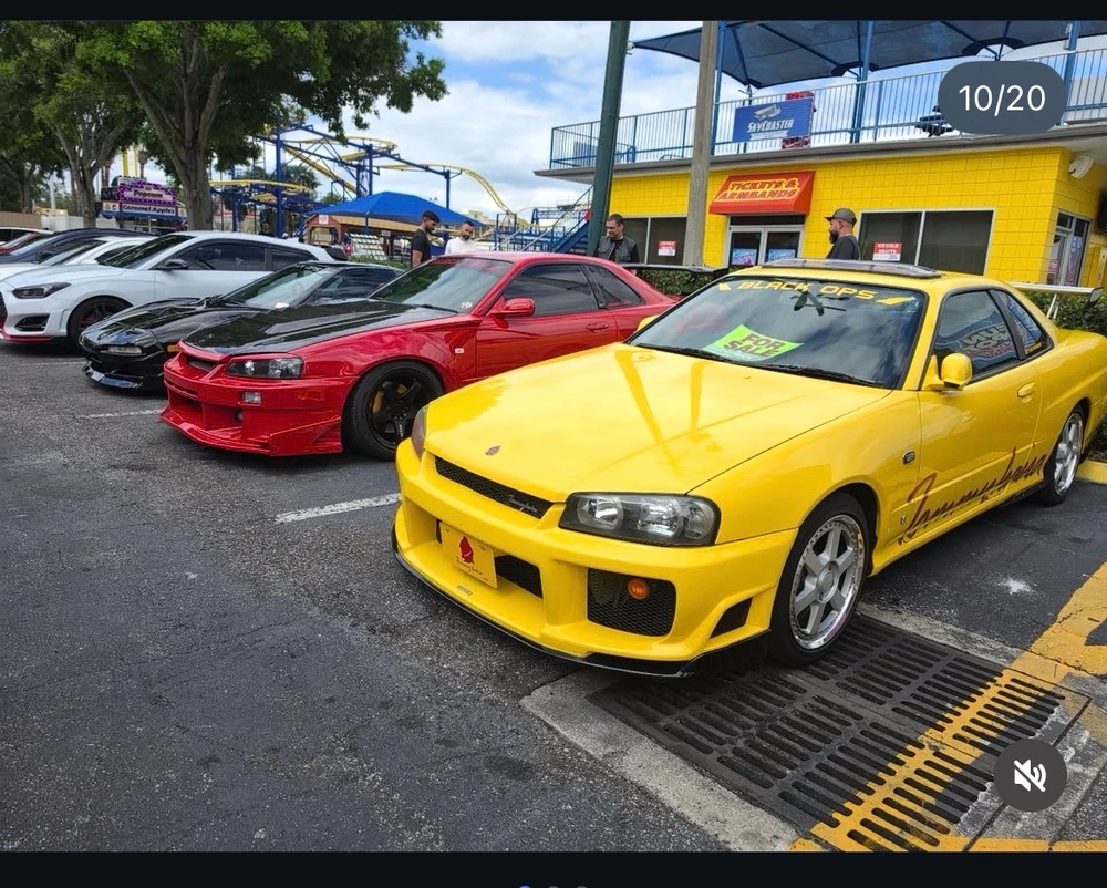 Got to drive project Rachael 1998 Nissan skyline gtt red with s spec kit and upgraded turbo.really fun to drive 