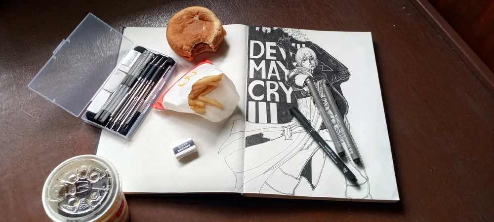 This is Dante from devil may cry and I also may cry cause there's no more ink