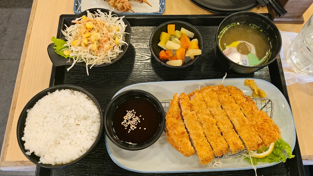 Pork Tonkatsu With Miso Soup