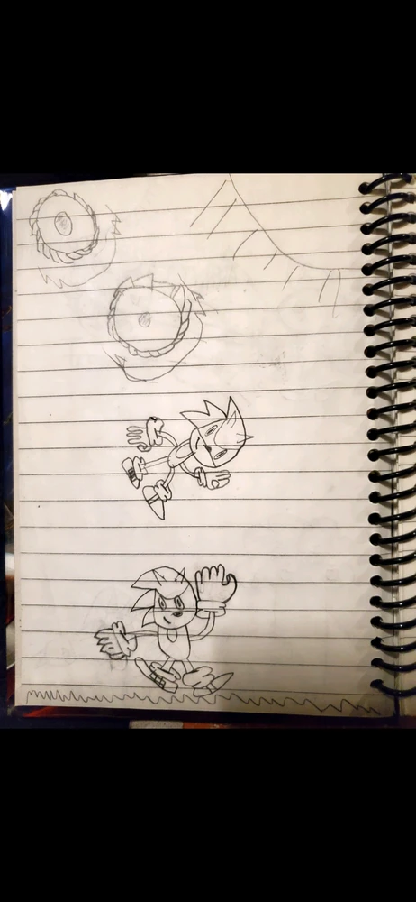 Bad Sonic drawing