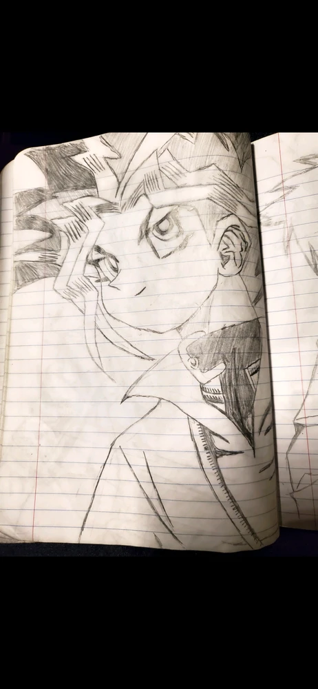 Yami Yugi drawing or whatever his name is 😂