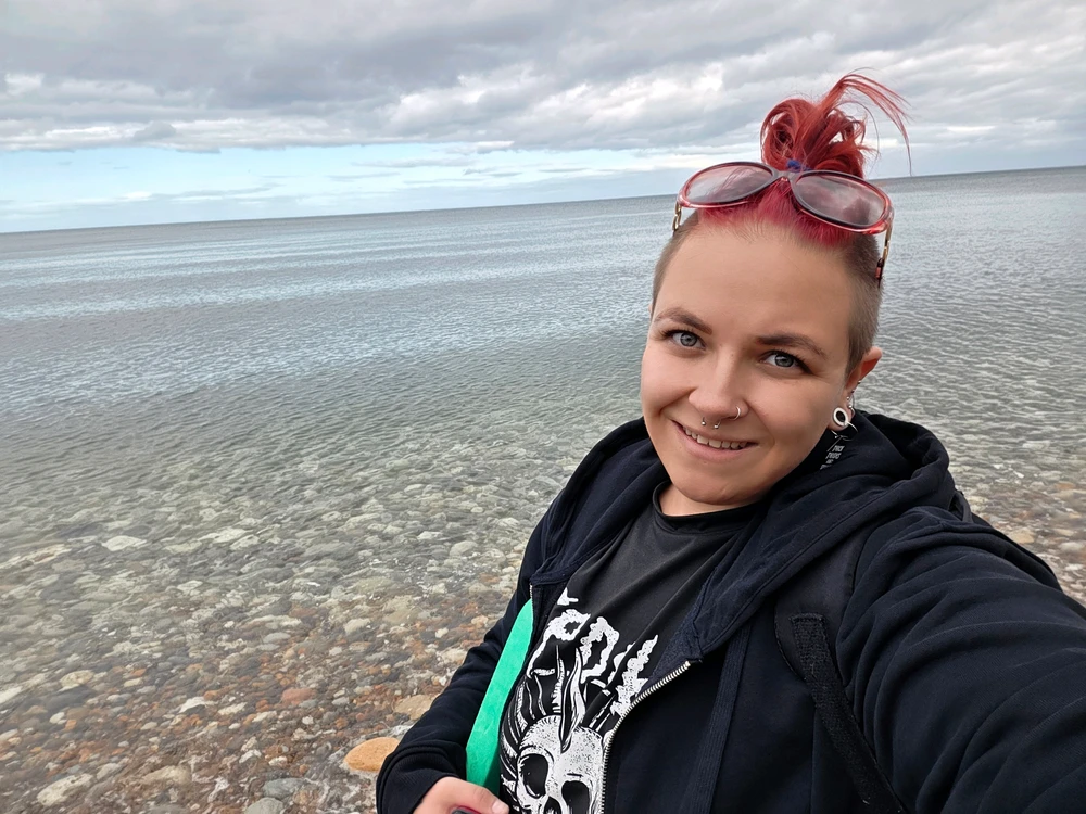 Me on Blast Beach in Seaham