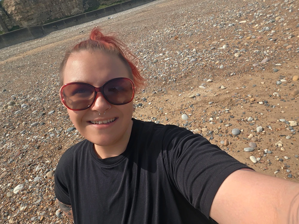 Me at Seaham Hall Beach!