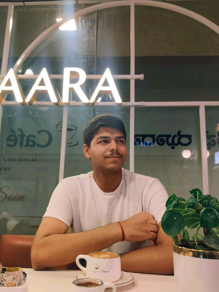 Relaxing at a cafe with a fresh cup of coffee, enjoying the moment and good conversations