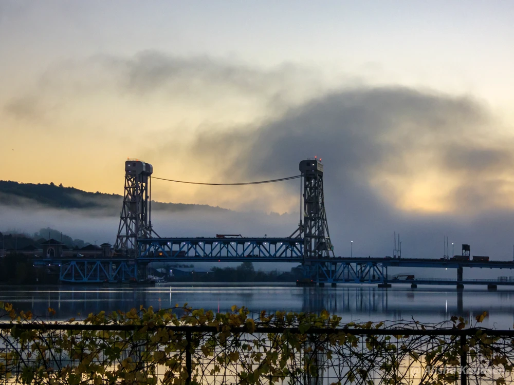 Houghton Lift Bridge in the Fall