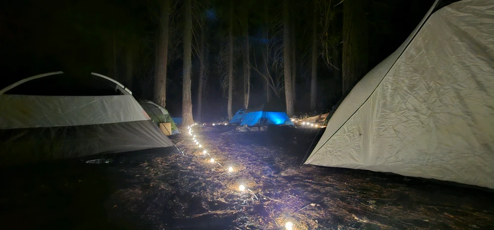 Group camping trip