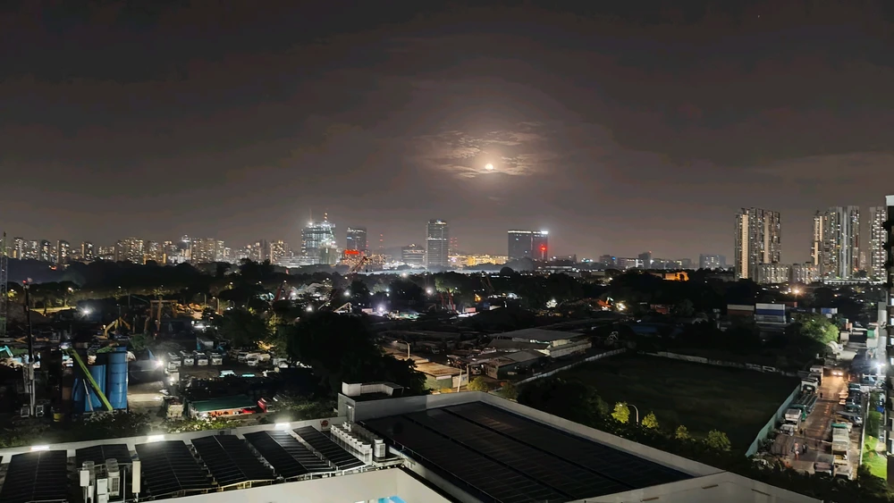 Night view from home