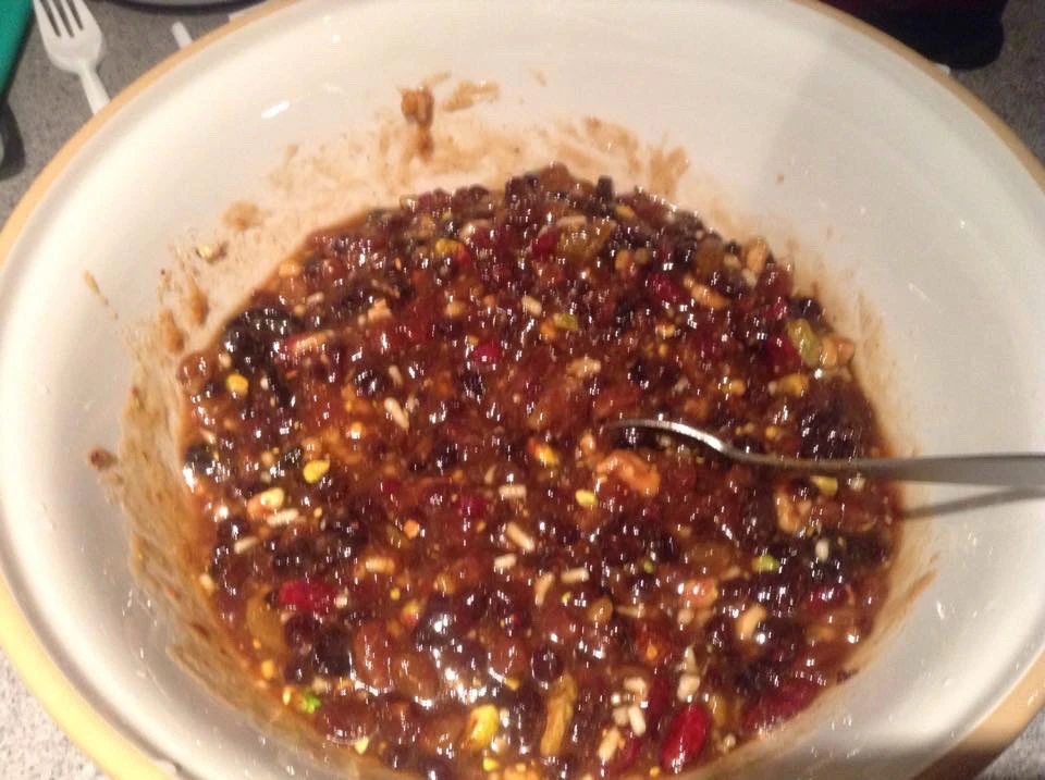 Starting to make my Christmas cakes yes I know it September but I never buy Christmas Cake. Full bottle Brandy, Rum