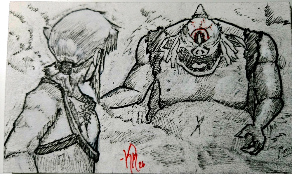 Link and Hinox