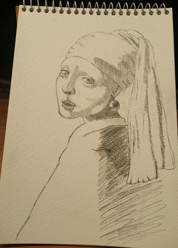 The woman with the pearl earring