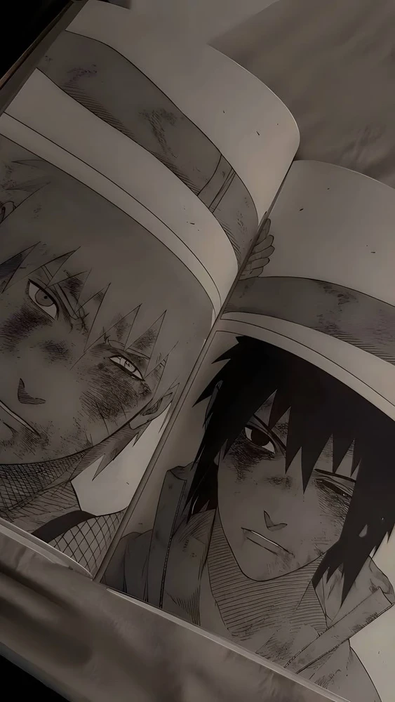 Naruto x Sasuke Manga and meme