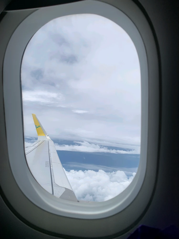 Going home again from another trip in the morning.
