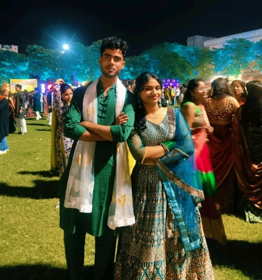 Dandiya Nights, my first ever event, called forcefully by Juniors otherwise would've skipped this one too.