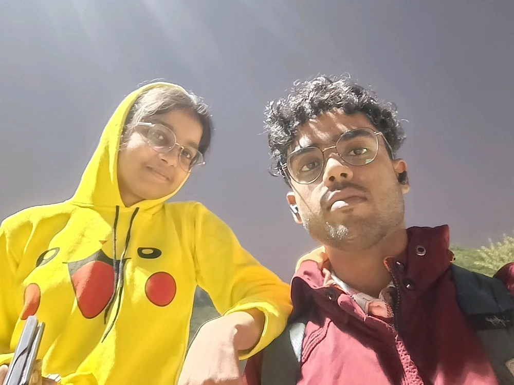 Last Evening of Winter, semester 1 end before end sem exams.