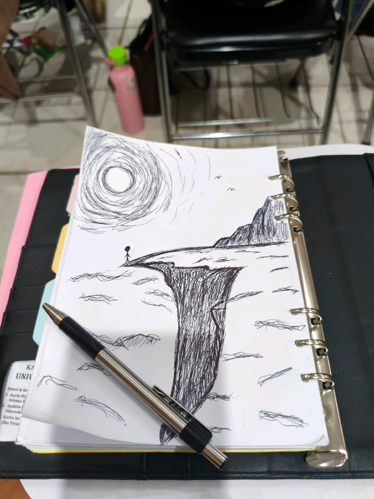 I draw when I start to get bored in class😵‍💫