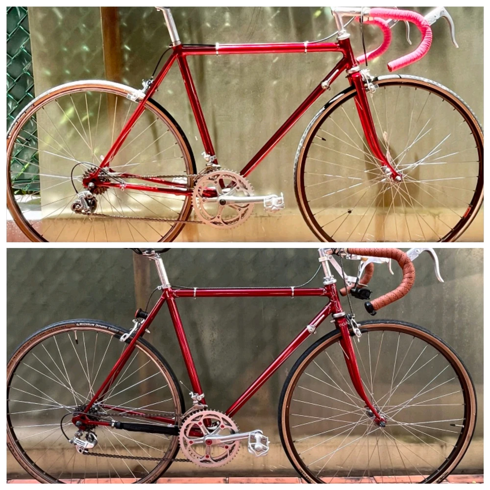 A vintage brought back to life.. Pass down bicycle 1978