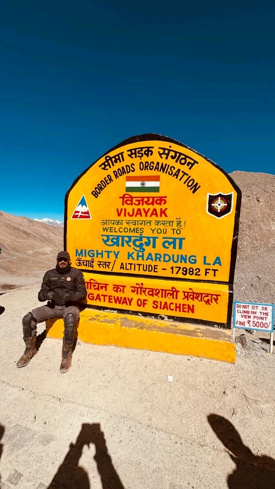 KhardungLa at 17982 ft