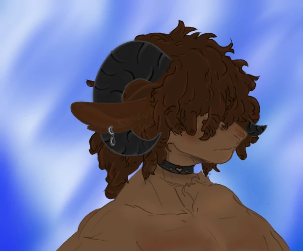 Goat/ram man